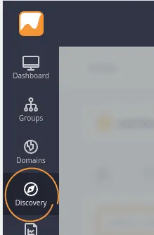 Screenshot showing the location of keyword discovery in AccuRankers main navigation menu.